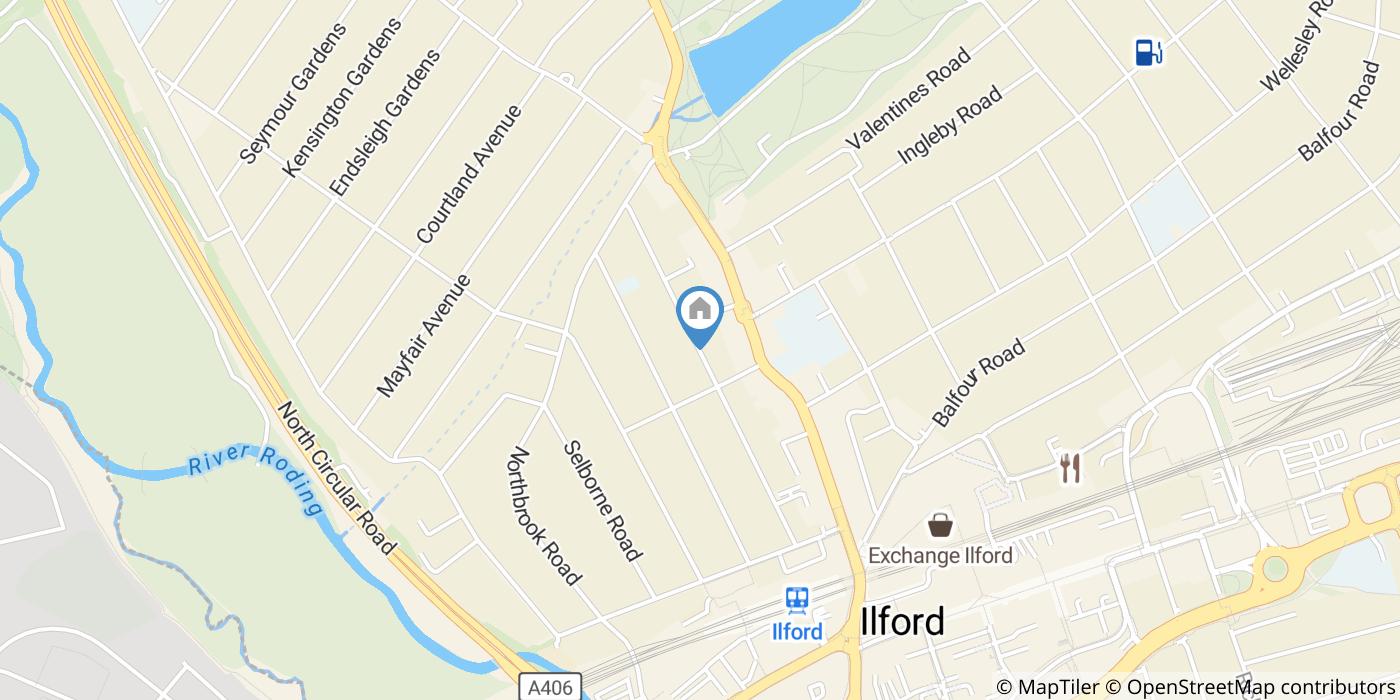 2 Bed Flat, First Floor Mansfield Road, IG1