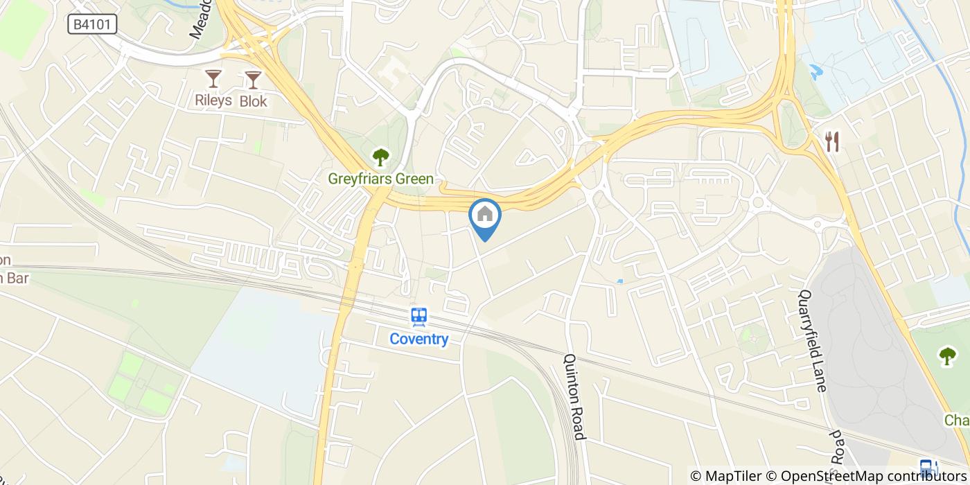 Studio Flat, Park Road, CV1