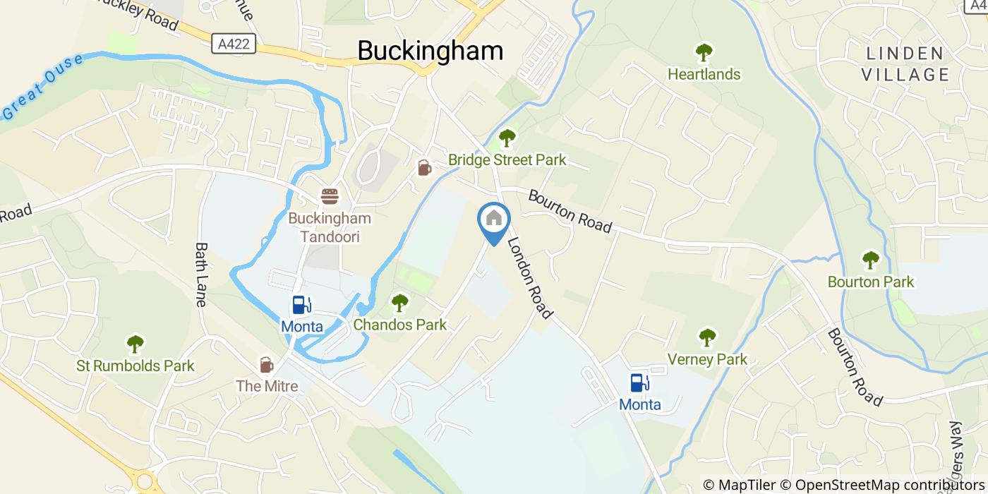 Studio Flat, Chandos Road, MK18