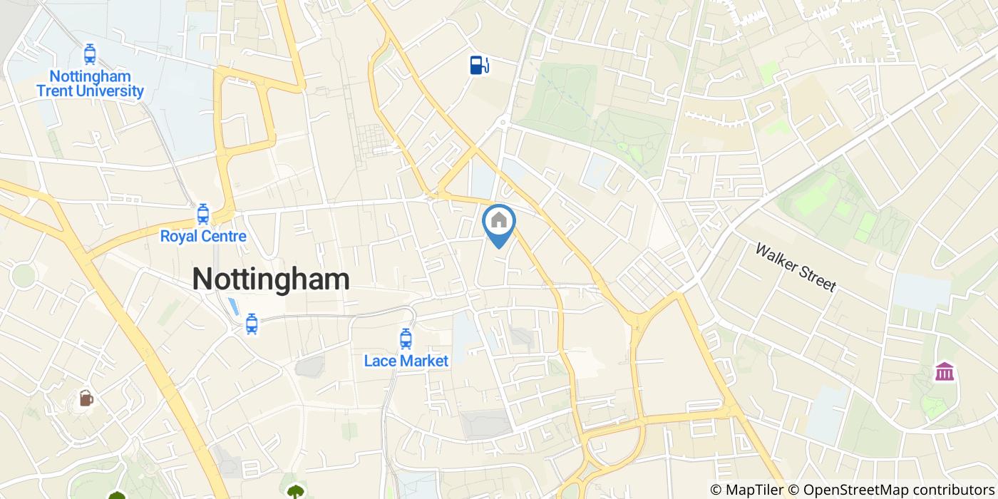 1 Bed Flat, Peoples Hall Cottages, NG1