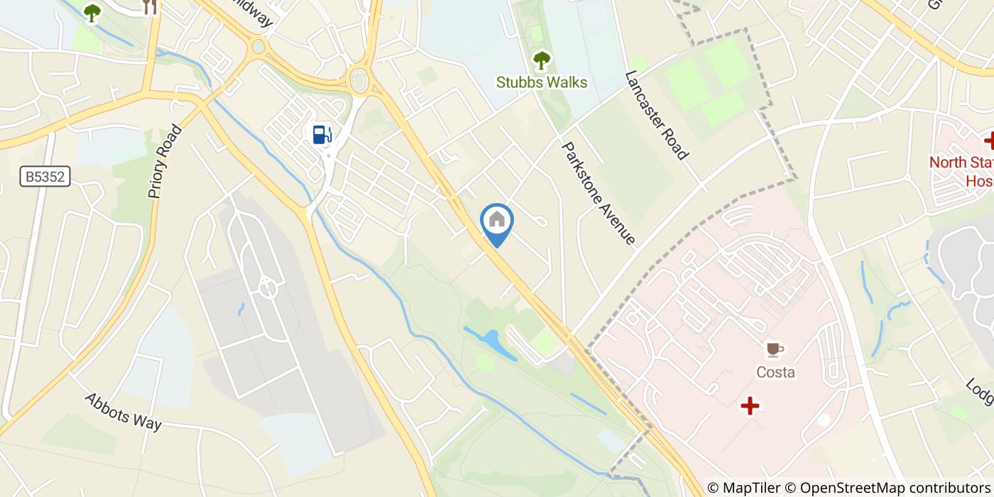 Studio Flat, London Road, ST5