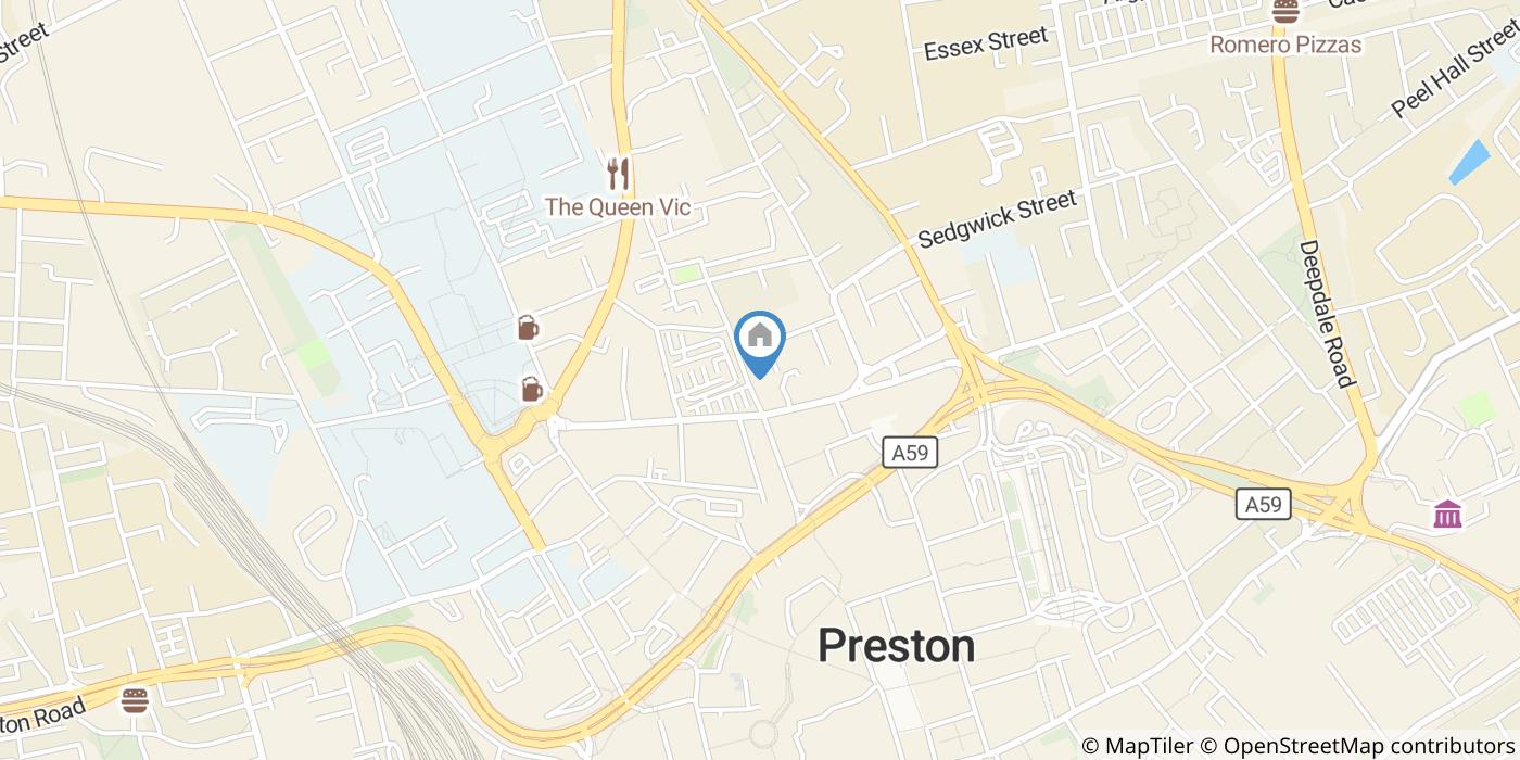 2 Bed Flat, Light Buildings, PR1