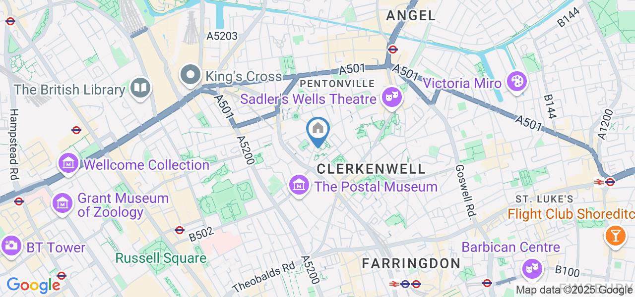 1 Bed Flat, Lloyd Baker Street, WC1X