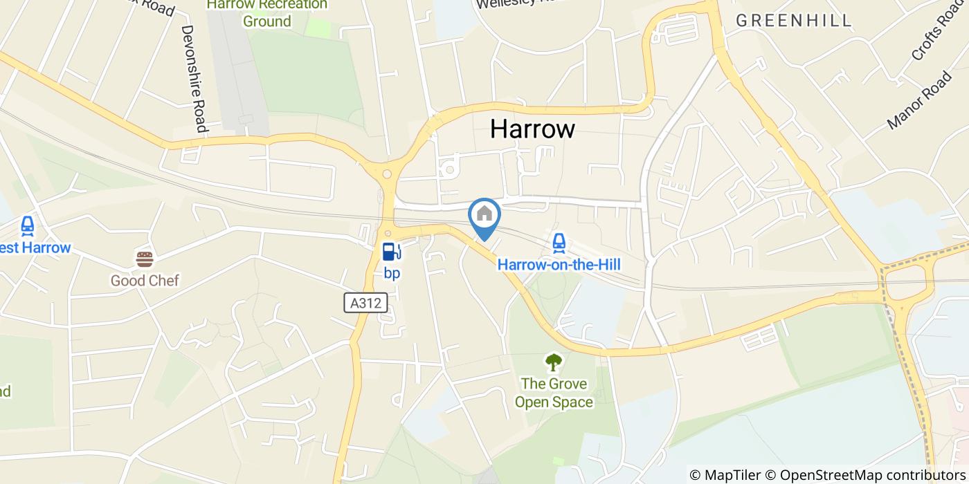 Studio Flat, Lowlands Road, HA1