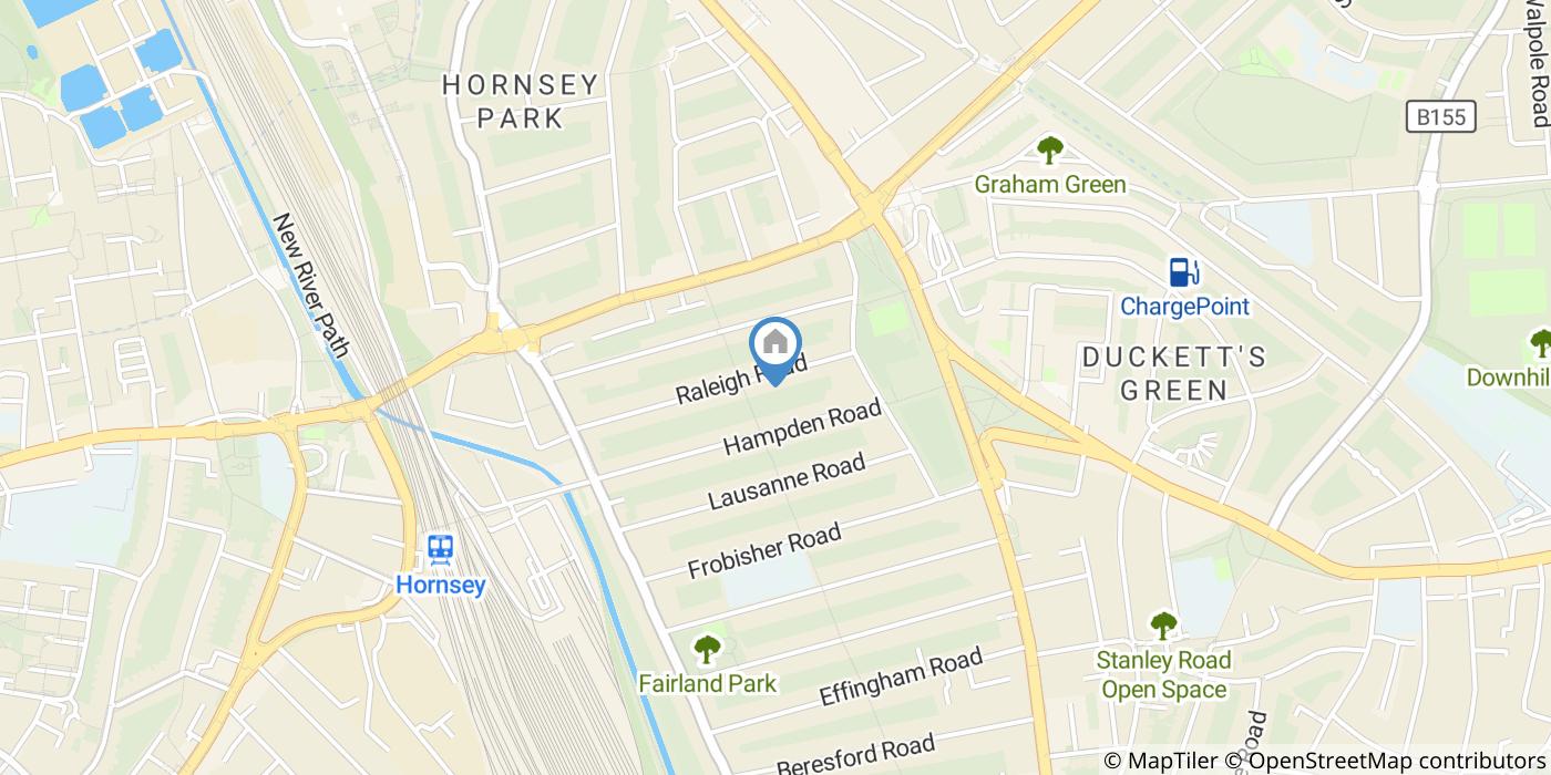 Studio Flat, Raleigh Road, N8
