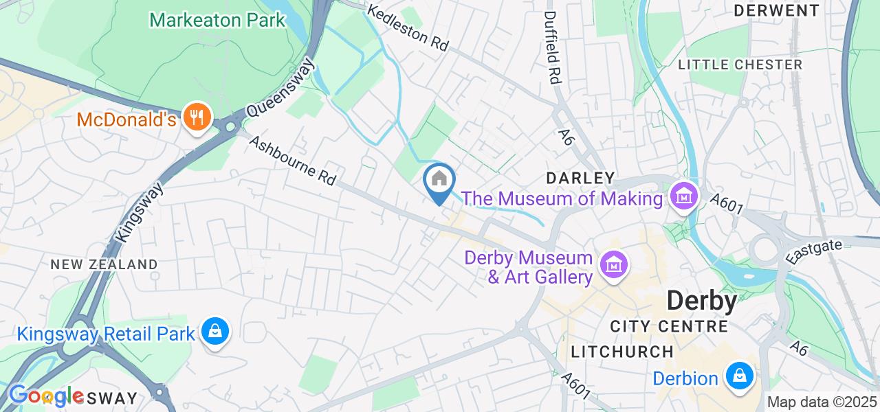 Studio Flat, Markeaton Street, DE1