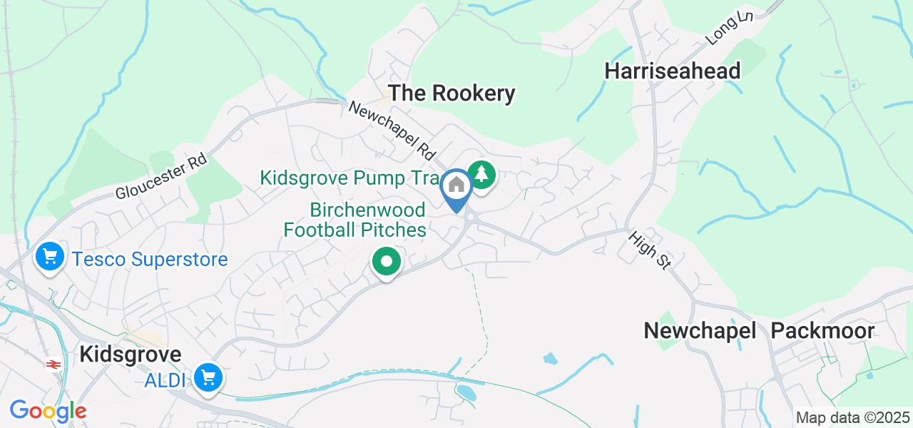 2 Bed Semi-Detached House, Whitehill Road, ST7