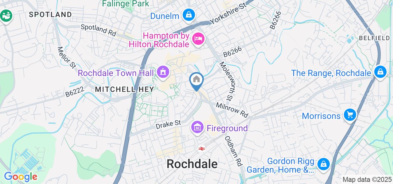 1 Bed Flat, Drake Street, OL16