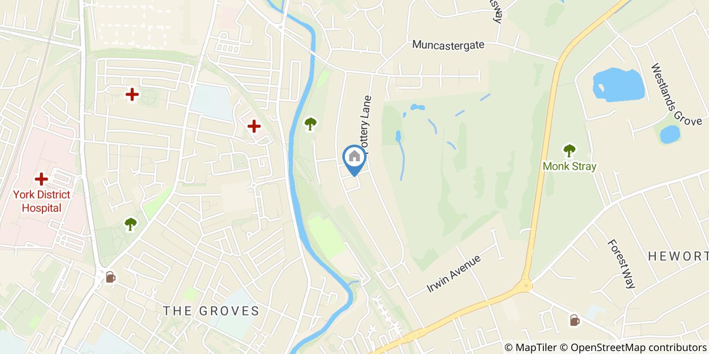 1 Bed Flat, Saxon Place, YO31