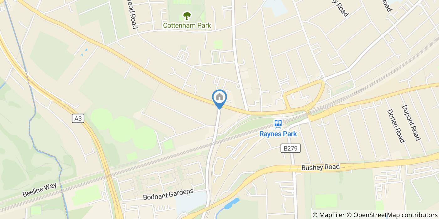 2 Bed Flat, Milburn House, SW20