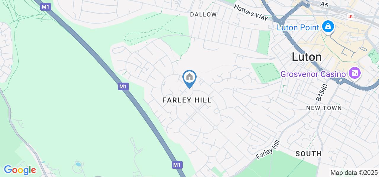 1 Bed Flat, Whipperley Ring, LU1