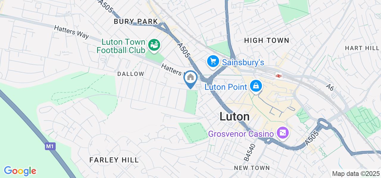 Studio Flat, Dallow Road, LU1