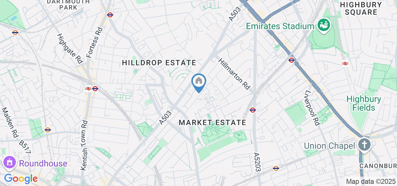 1 Bed Flat, Hungerford Road, N7