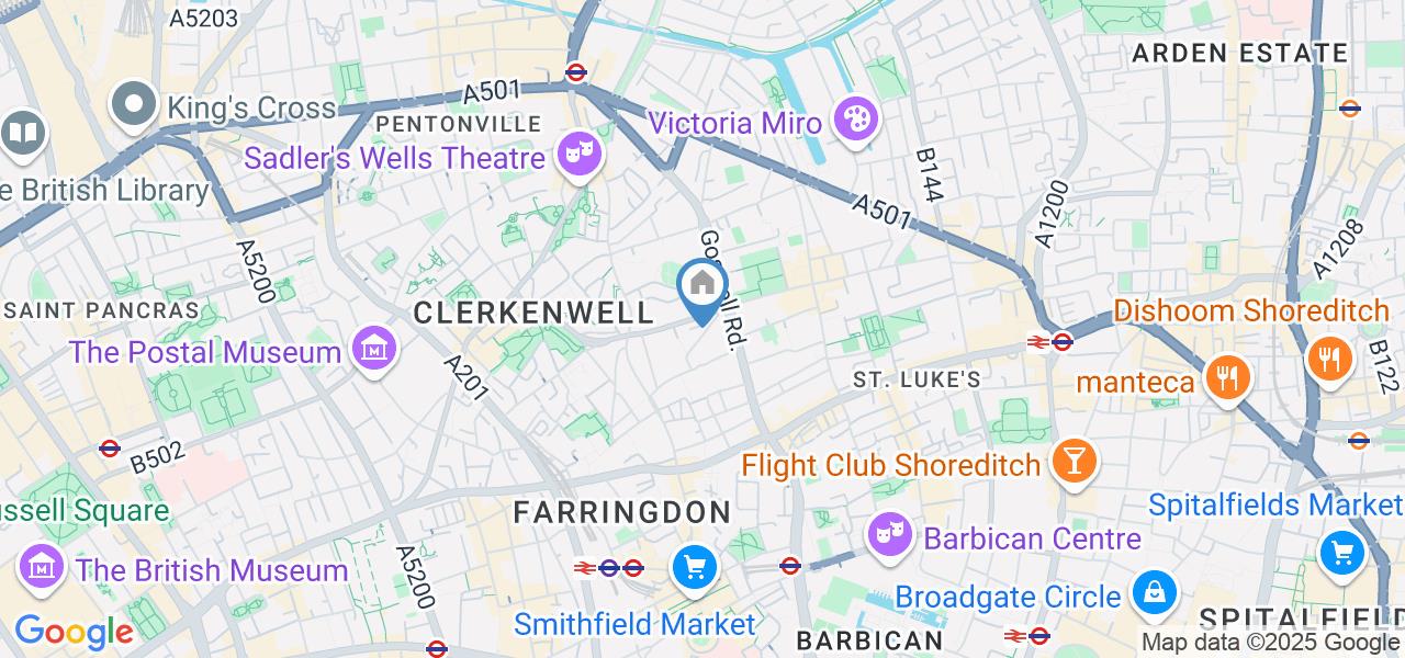 3 Bed Flat, Tompion House, EC1V