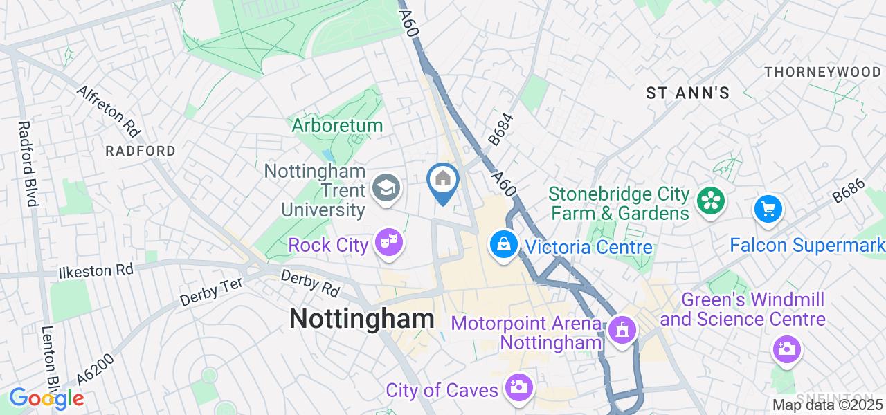 3 Bed Terraced House, Matlock Court, NG1