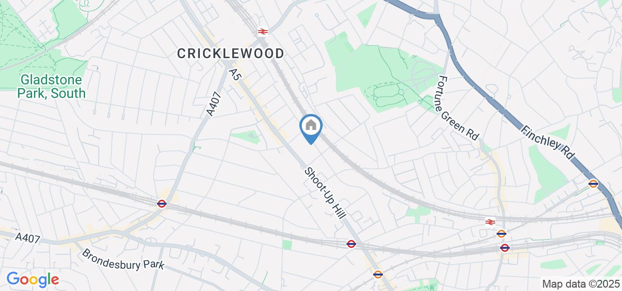 1 Bed Flat, Fordwych Road, NW2
