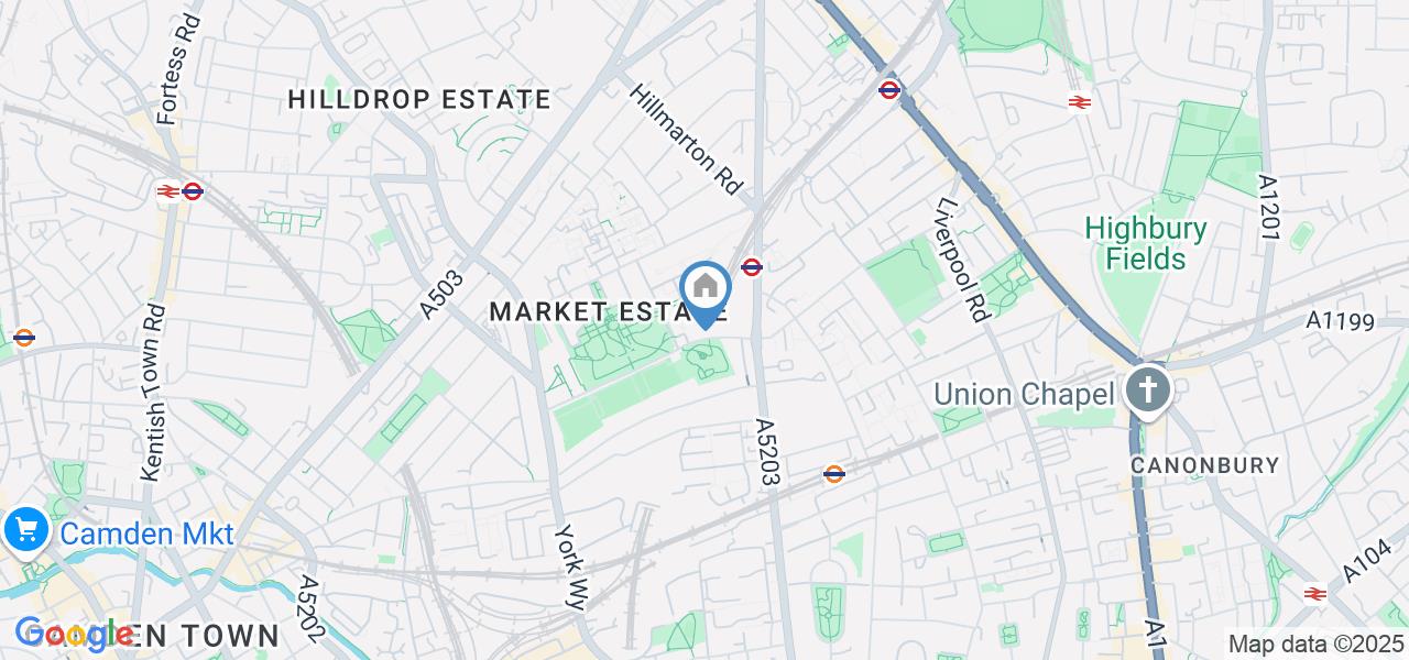 2 Bed Penthouse, Market Road, N7
