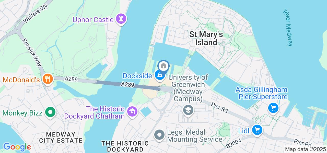 1 Bed Flat, Dock Head Road, ME4
