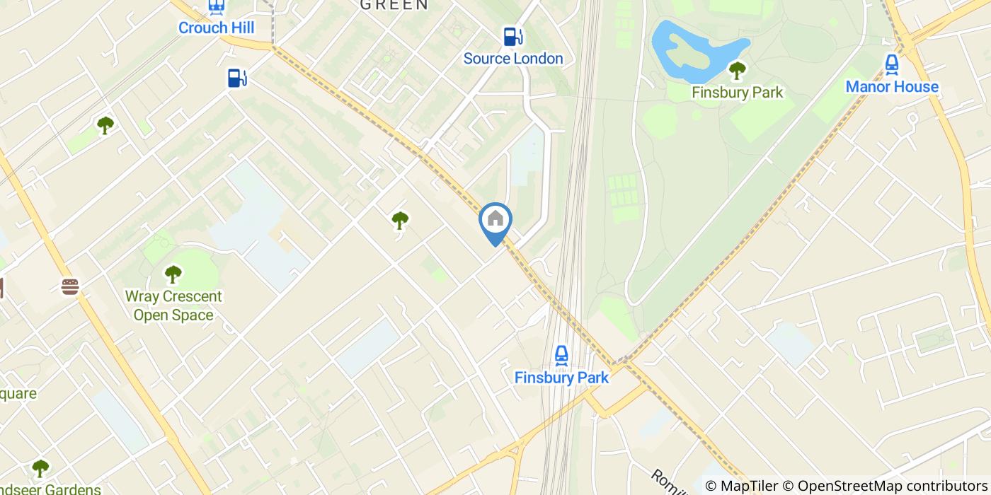 1 Bed Flat, Lennox Road, N4