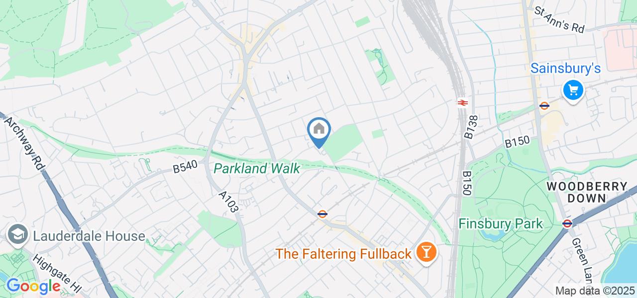 Studio Flat, Mount View Road, N4