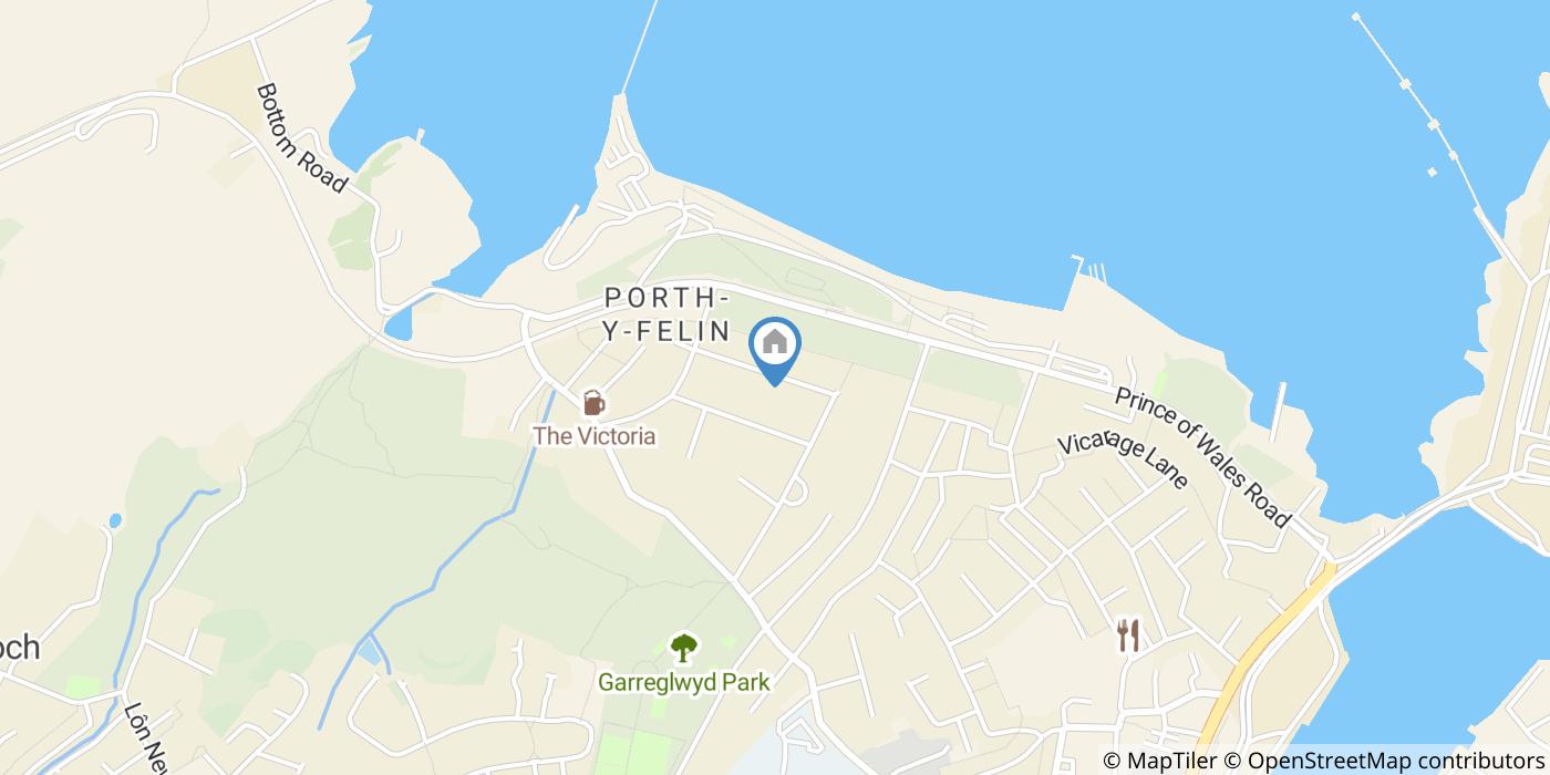 1 Bed Flat, Holyhead Promenade, LL65