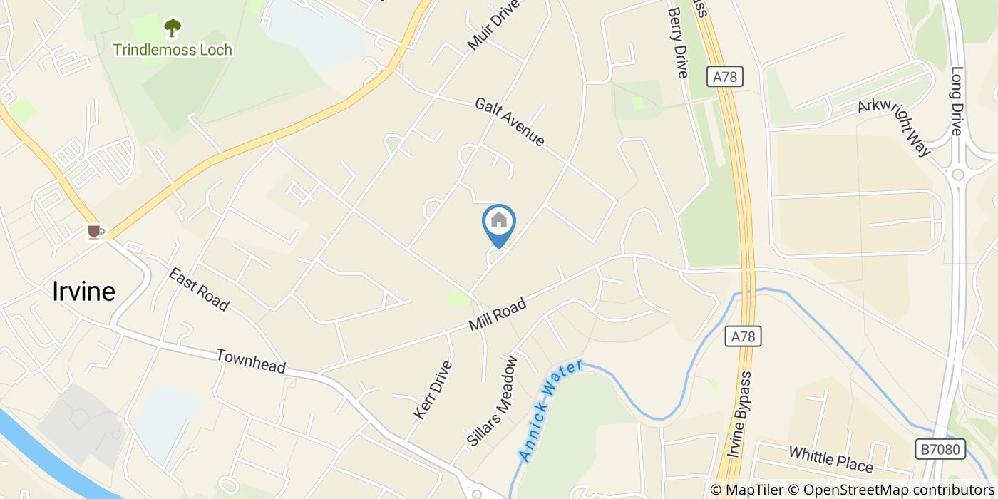 1 Bed Flat, Clark Drive, KA12