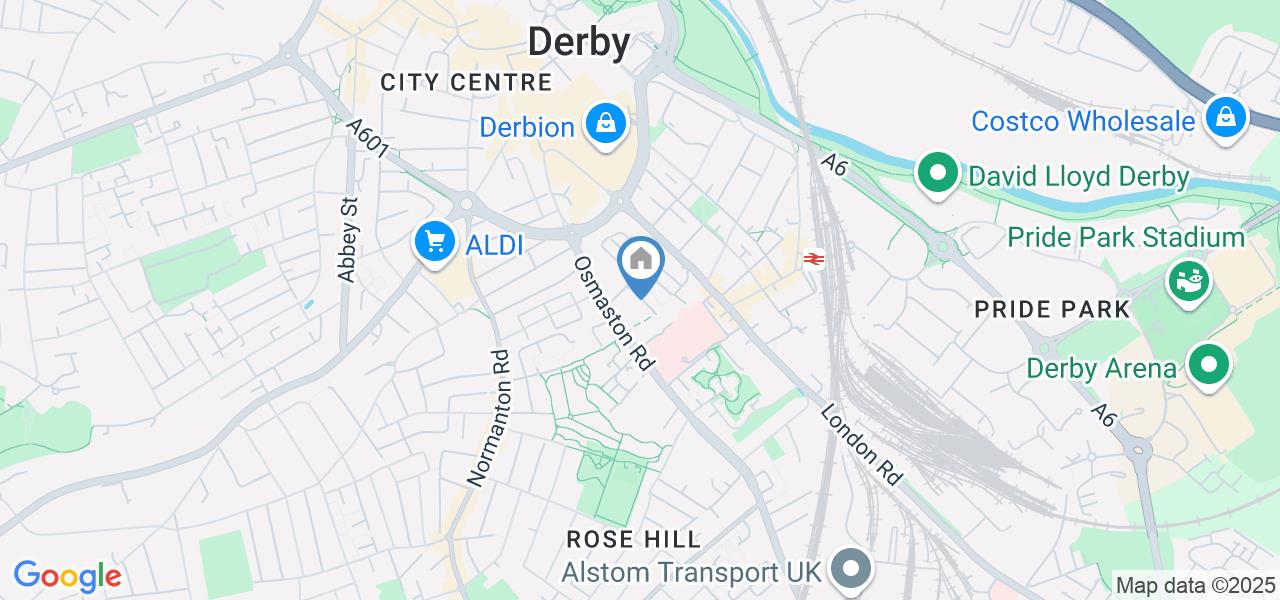 1 Bed Flat, Strutt House, DE1