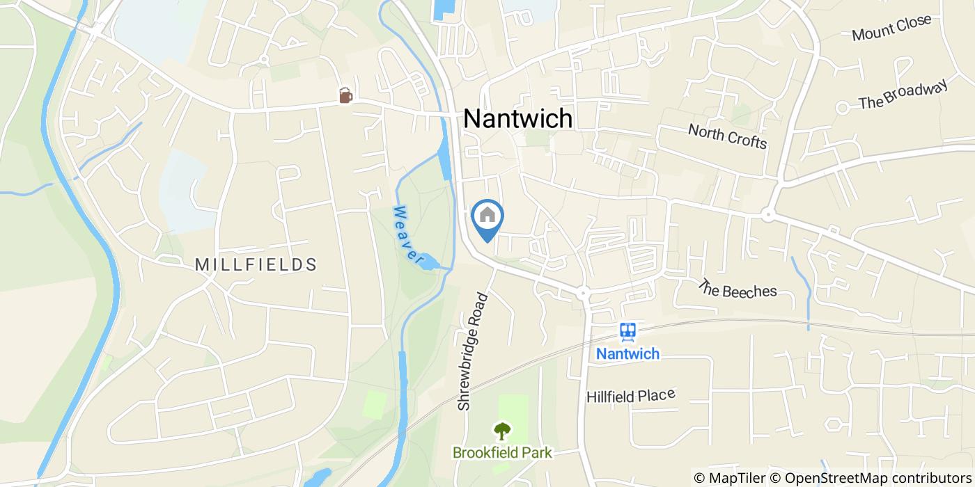 2 Bed Flat, Barker Street, CW5