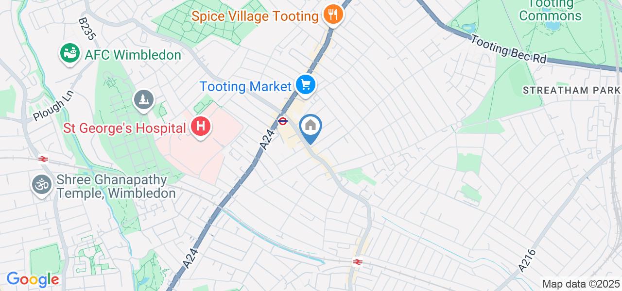 Studio Flat, Mitcham Road, SW17