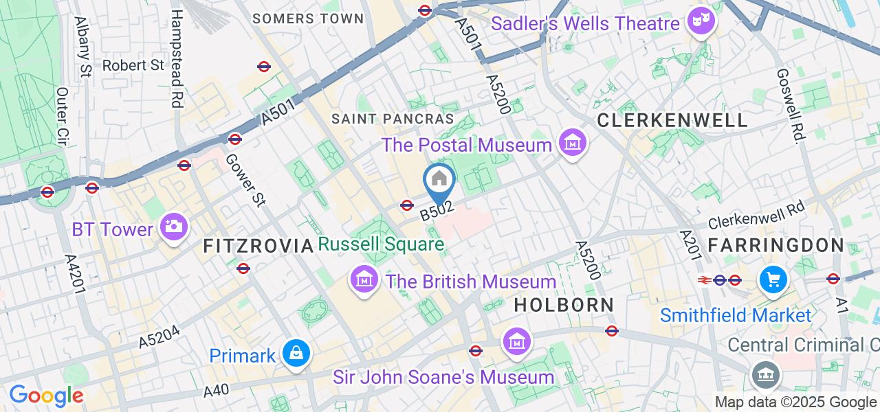 1 Bed Flat, Guilford Street, WC1N