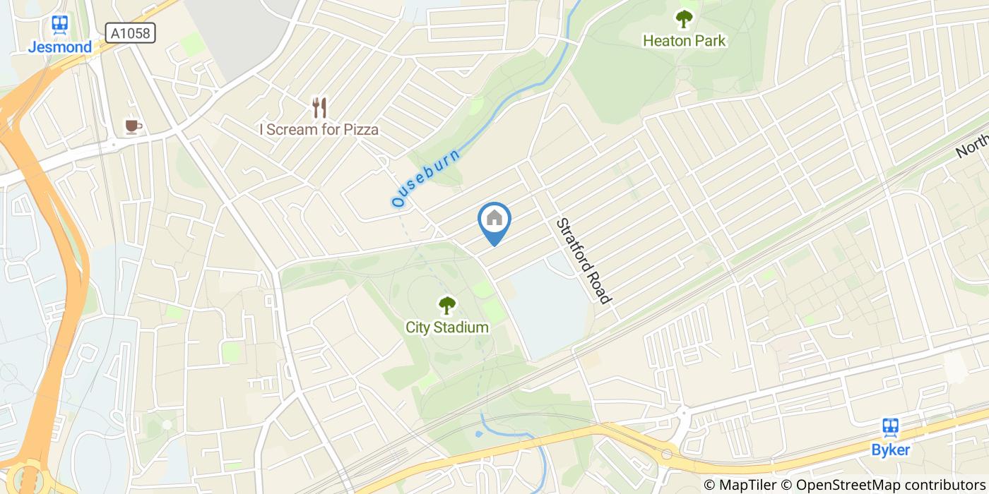 3 Bed Flat, Hotspur Street, NE6