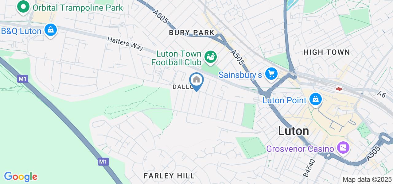 4 Bed Terraced House, Dallow Road, LU1