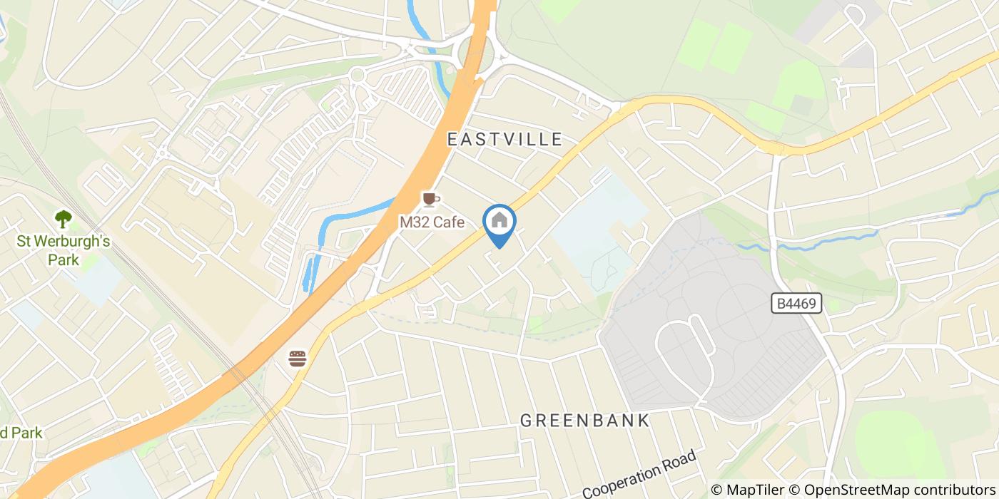 1 Bed Flat, Fountaine Court, BS5