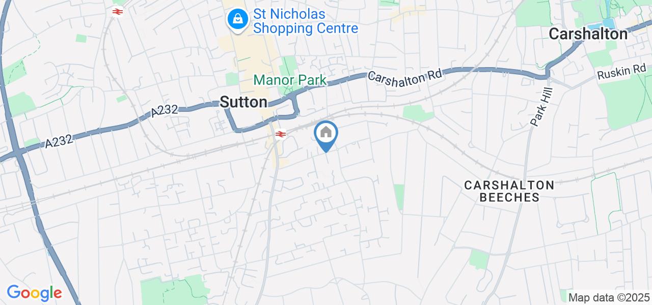 Studio Flat, Ashdown Court, SM2