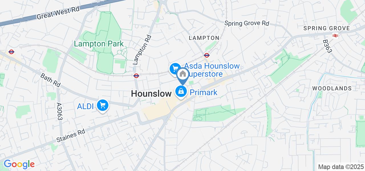 1 Bed Flat, Prince Regent Road, TW3