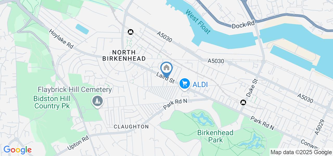 2 Bed Flat, Laird Street, CH41