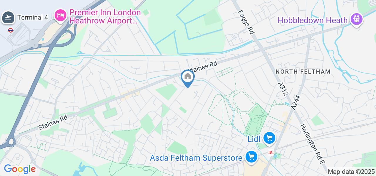 Studio Flat, Staines Road, TW14