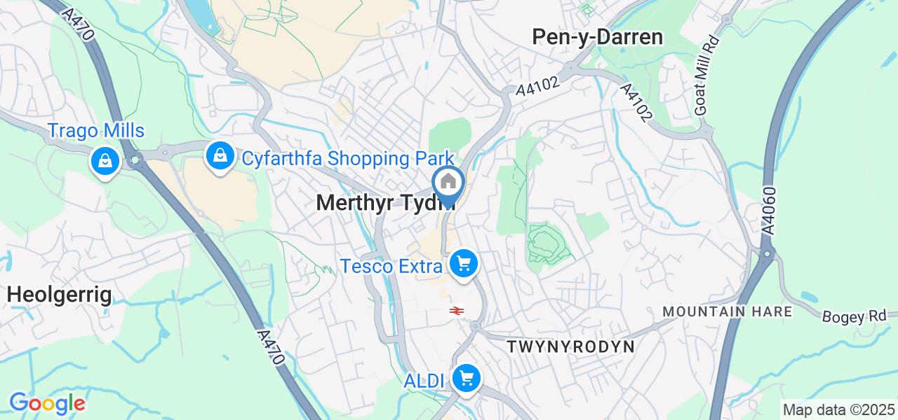 1 Bed Flat, High Street, CF47