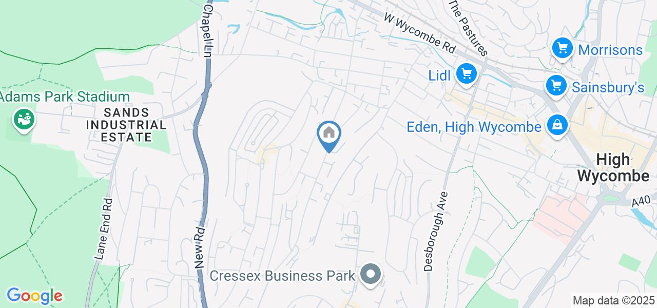 4 Bed Semi-Detached House, Chairborough Road, HP12