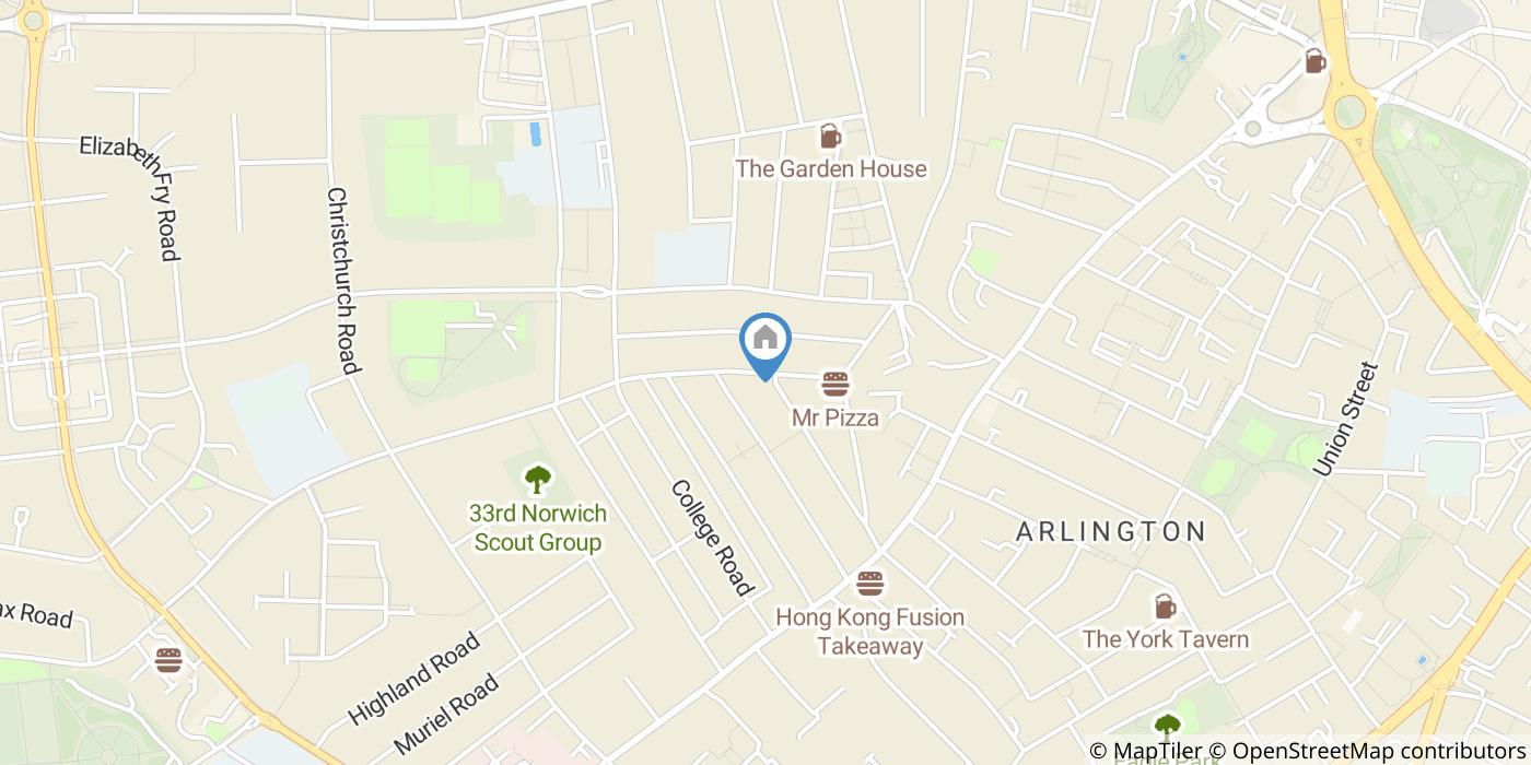 2 Bed Flat, Dover Street, NR2