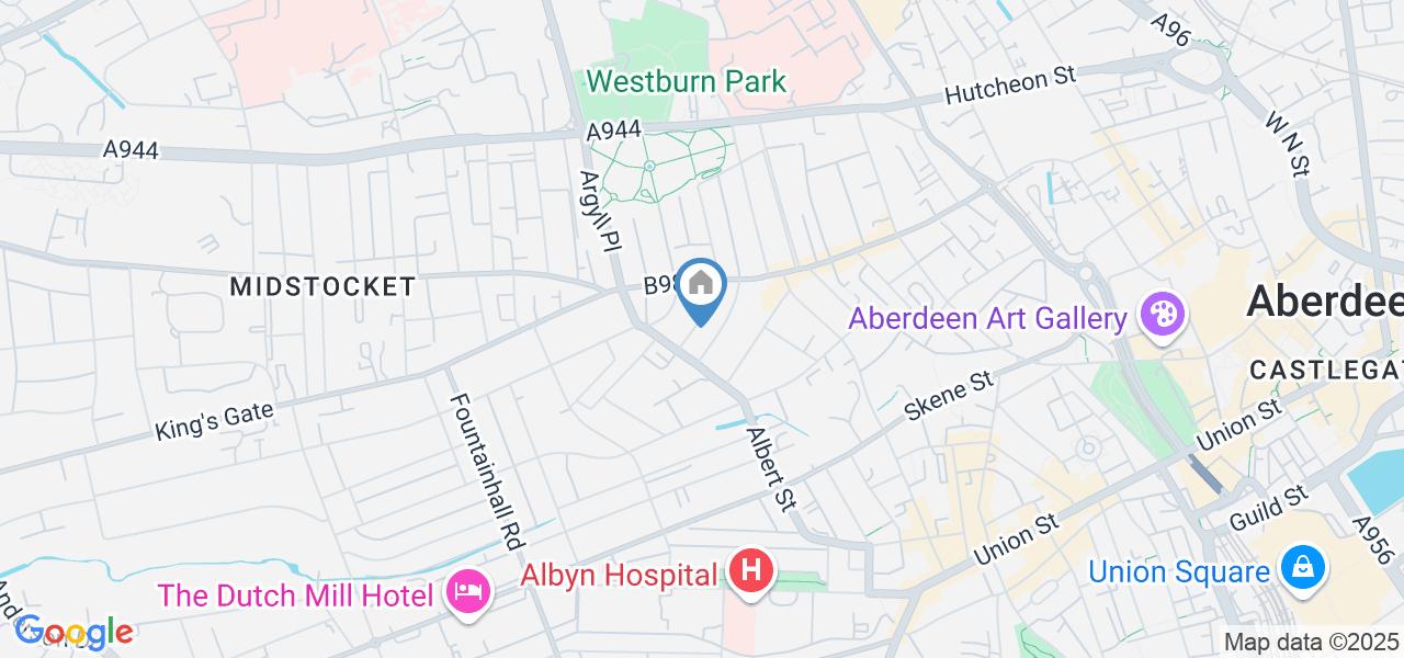 1 Bed Flat, Wallfield Place, AB25