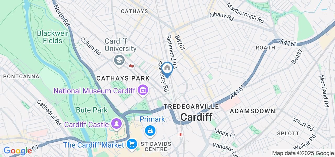 6 Bed Terraced House, Cranbrook Street, CF24