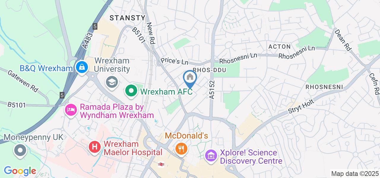 Studio Flat, Cross Street, LL11