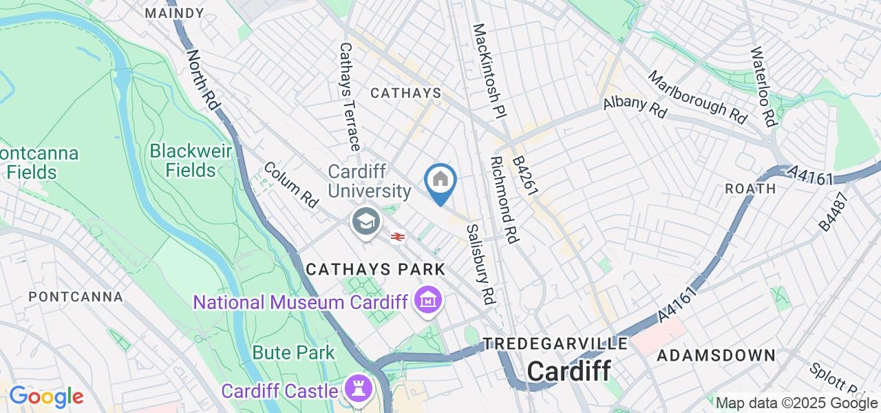 2 Bed Flat, Wyeverne Road, CF24