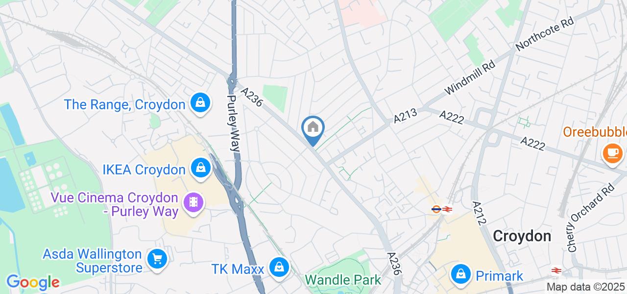 Studio Flat, Mitcham Road, CR0