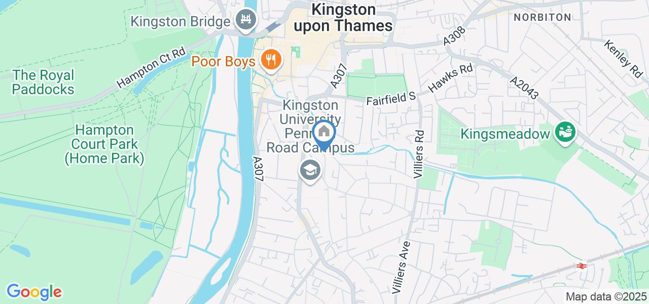 Studio Flat, Grove Crescent, KT1