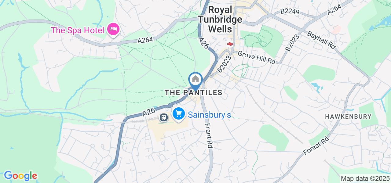 1 Bed Flat, Pantilies, TN2