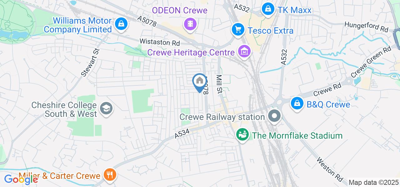 3 Bed Terraced House, Brooklyn Street, CW2