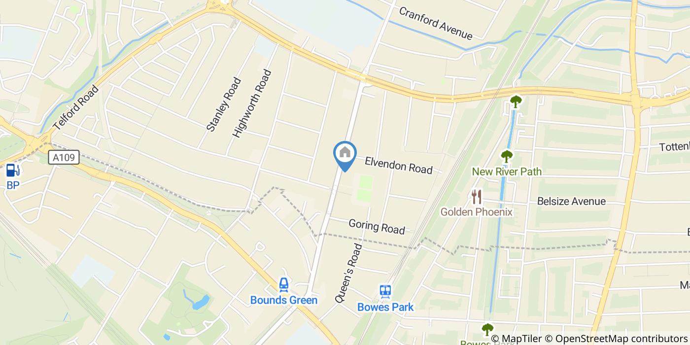 1 Bed Flat, Brownlow Road, N11