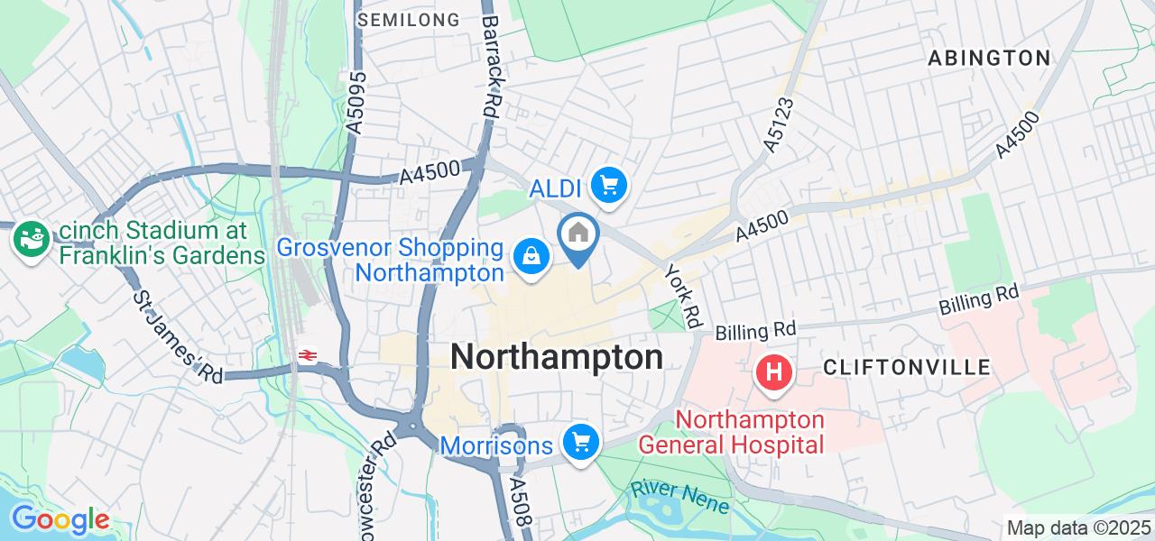 1 Bed Flat, Northampton House, NN1